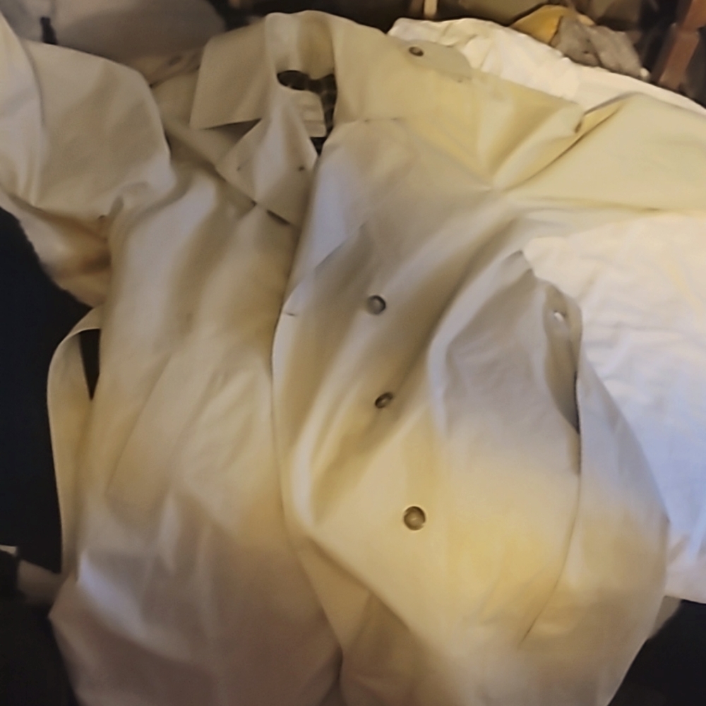 London fog men's double breasted trench coat
